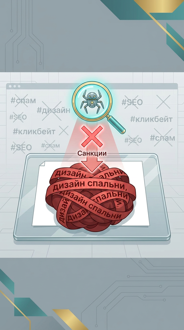 Переоптимизация контента — перенасыщение текста ключевыми словами и санкции поисковиков